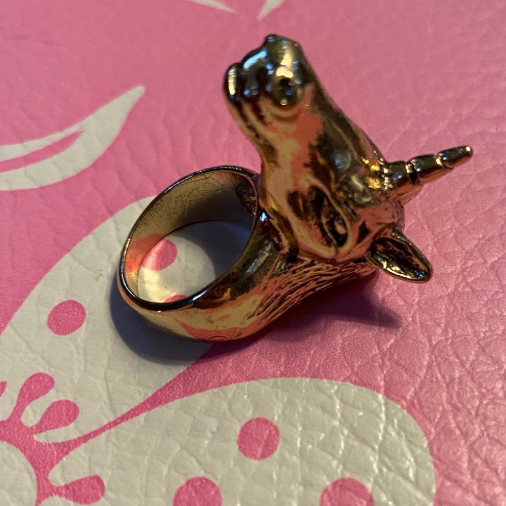Unicorn Gold Ring Size 7